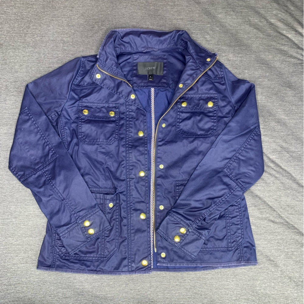 J. Crew Navy Women’s Downtown Field Jacket Size Small